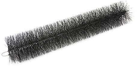 Forega - 25 Stück Filterbürsten, für Ihren Teichfilter und Koi Teich Filter (60x10) | Effektive Reinigung und klares Wasser | Hochdichte Polypropylenfasern | Wellenförmiges Borstendesign, Schwarz