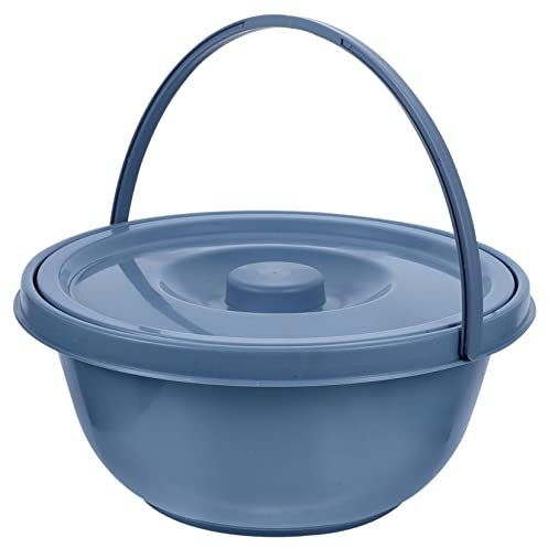 SEWOART Elderly Chamber Pot with Lid and Handle Portable Urinal Spittoon for Home Use Ideal for Seniors and Disabled Easy to Clean and Maintain Comfortable Design