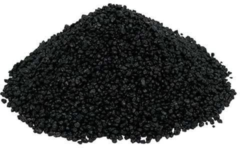 EDZARD Pietre decorative granulate (2 – 3 mm), colore nero, 1 kg, impermeabile, senza polvere