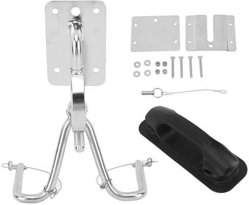 GOPEO Schnellverschluss-Davits-Set Mit Schnappverschluss, Davits-System Aus Edelstahl 304 Mit Sofortiger Verriegelung, Marine-Hardware for Yachten, Boote (Color : Style A)