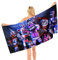 NOAFUNZO FNAF Schnell trocknende Badetücher, Motiv: fünf Nächte, Cartoon, Anime, Mikrofaser, weiche Handtuch, Decke für Strand, Schwimmen, Sport, Reisen, Fitness, Yoga, 70 x 140 cm (140 x 70 cm, Typ