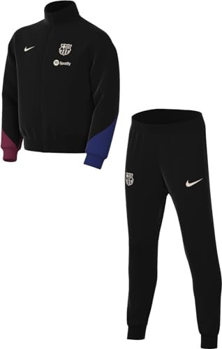 Nike Unisex Baby Trainingsanzug Fc Barcelona Dri-Fit Strike Trk Suit K, Black/Noble Red/Lt Orewood Brn, FN9994-011, 3-6