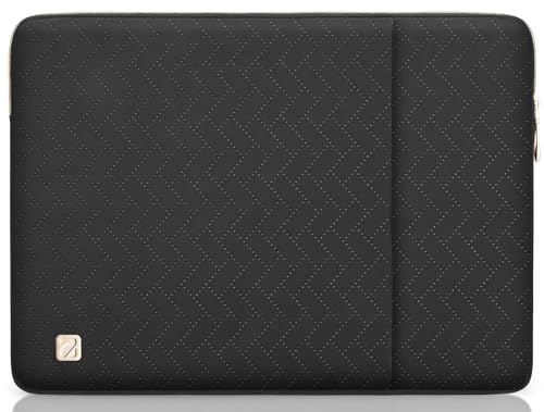 NIDOO 10 11 Zoll Laptop Sleeve Hülle Schutzhülle Tablet Tasche für 11 iPad Pro M4 M2 M1 / 11 iPad Air M2 / 10 iPad 10 9 8/11 MatePad Pro / 10 MatePad / 11 Galaxy Tab S9 / 10 Tablet, Schwarz