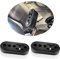 2PCS EPDM 4-Loch Auspuffgummi (Loch ID12mm),Verstellbarer Auspuffgummi Verstärkt zum Schutz der Auspuffanlage,Universal Auspuff Halter Isolator Car Gadgets Fit Auto LKW SUV (2PCS)