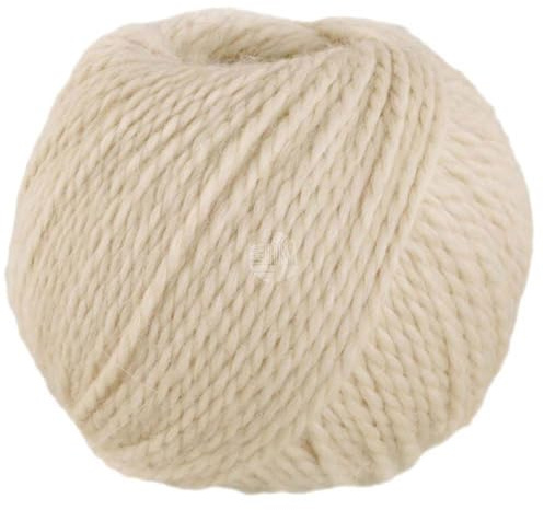 LANA GROSSA Natural Lama Chunky | Voluminöses Garn aus feinen Baby-Lama Fasern | Handstrickgarn aus 100% Lama (Baby) | 50g Wolle zum Stricken & Häkeln | 70m Garn FB9