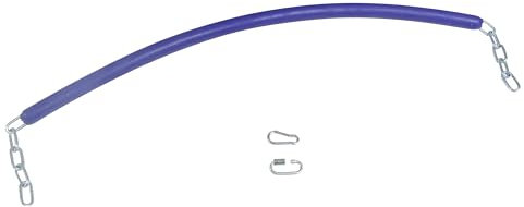 Rubber Coated Stable Stall Chain with Snap Hook (Choice of Colour Horse Door Guard) (Purple)