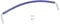 Rubber Coated Stable Stall Chain with Snap Hook (Choice of Colour Horse Door Guard) (Purple)