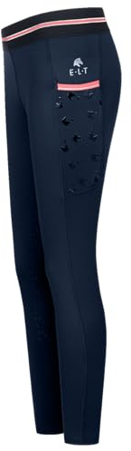 WALDHAUSEN Lucky Leni - Leggings da equitazione per bambini, colore: Blu notte