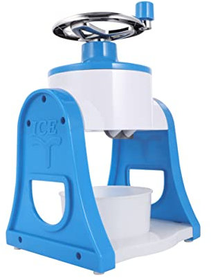 jojofuny Máquina Manual de Hielo Triturador de Hielo Portable para Hacer Granizados y Bebidas Frías para Verano Diseño Desmontable de Limpiar
