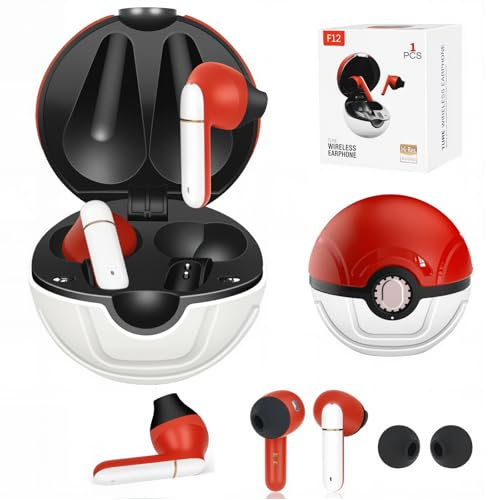 FEFURS Wireless Earbuds for Kids,Comfortable Wireless Earphones Fit Ergonomic Design Ball Shape Ear Buds with Mic for Android iOS Cell Phone Computer Laptop