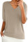 Camiseta Mujer Pico Ofertas Top Lentejuelas Mujer Manga Larga Camisetas Heavy Mujer Blusas Mujer Verano Sin Mangas Blusones Verano Mujer Blusa Blanca Mujer Cuello Redondo Camiseta Color Vino Ofertas