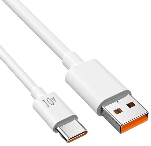 Cavo Caricatore Telefono - Cavo di Ricarica Rapida, Caricabatterie USB Type-C 120W | 1m per Trasferimento Dati, Caricatore Fast Charge, Ricarica Sicura per Smartphone, Tablet, PC, Accessori Tech