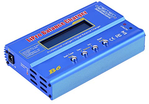 Batterie Lipo RC 3 Types, Chargeur de Batterie Lipo, Chargeur ¨¦quilibr¨¦ Num¨¦Rique, Accessoire de T¨¦l¨¦Commande avec Cables (avec Prise XT60