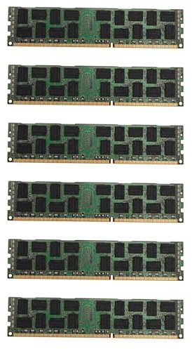 Wzxksoac 6X Memoria RAM ECC de 8GB DDR3 1333MHZ PC3L-10600R 1.35V 2RX4 REG ECC RAM para EstacióN de Trabajo de Servidor