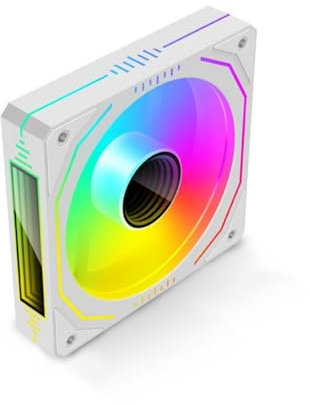 Infinitys ARGB 120mm Fan Silents Operations With High Densitys Bearings For Computer Chassis Cooling