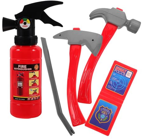 SOPOTUTU 1satz Simulation Feuerlöscher Spielzeugset Für Mädchen Teiliges Feuerwehrmann Rollenspiel Set Lehrreich Und Unterhaltsam Für Im Freien