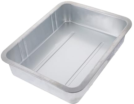 IMIKEYA Large Capacity Oil Drain Pan Oil Drip Tray High Heat Resistant Automotive Fluid Collector for Car and Motorcycle Maintenance