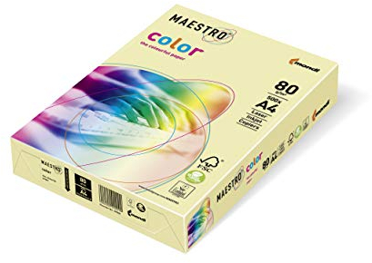 Mondi Papier für Fotokopierer,A4 Gr. 80, Creme