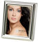 walther design Bilderrahmen silber 3,5 x 4,5 cm Chloe Portraitrahmen WD354S