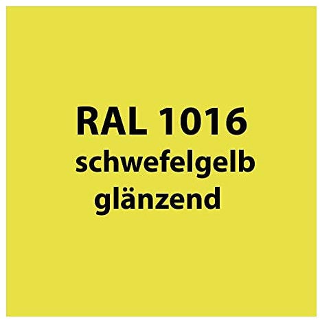 250 g Pulverlack Beschichtungspulver Pulverbeschichtung pulverbeschichten * PG 2 (RAL 1016 schwefel-gelb glänzend [wie leuchtgelb neon])