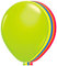 Folat 8166 50er Pack XL 25 cm Luftballons neon Mix