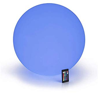 LOFTEK 20-inch Rechargeable LED Ball Light, Large Floor Lamp, Mood Lights