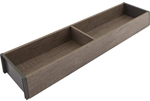BLUM AMBIA-LINE Schubkastenrahmen schmal, NL550mm, B100mm, Nebraska Eiche