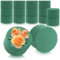 com-four® 16x Steckmasse für Blumengestecke in Zylinderform Ø 8 cm x 5 cm - Steckschaum für Frischblumen - Steckschwamm zum Basteln für Hochzeit, Ostern und Geburtstag