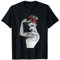 Girl Power Feministische Kunst im Retro Rosie Riveter Stil T-Shirt