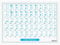 Arabic Transparent Keyboard Stickers - 2 PACK for PC, Laptop, Computer Keyboards Choose Colour (Blue)