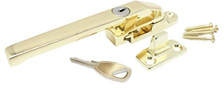 Cierre de ventana con mango de latón efecto – 1 unidad