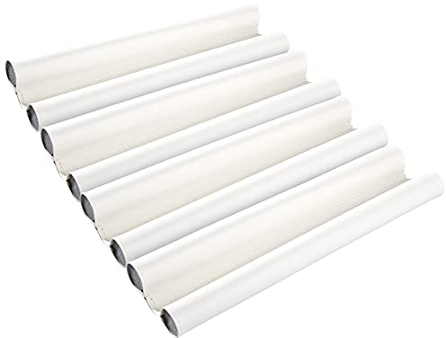 infactory Türdichtung Zugluft: 4er-Set Kunstleder-Zugluft-Stopper für Türen bis 60mm Dicke, weiß (Zugluftstopps, Tür-Wärmestopper, Isolierband)