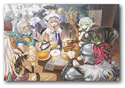 Goblin Slayer Poster Leinwand Poster Wandkunst Bild Drucke Hängende Foto Idee Dekor Zuhause Poster Kunstwerke 20 x 30 cm