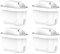 GLACIER FRESH Water Filter Cartridges, Compatible with Brita® Maxtra+® Plus, Maxtra Pro® All-in-1 Water Filters, Reduce PFOA/PFOS, 4-Pack