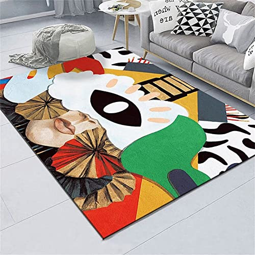 RUGMRZ Auslegware Teppichboden 3D Landschaft Malerei Wohnzimmer Innendekoration Teppich Teppich esszimmer teppich Mehrfarbig kuschelige teppiche Teppich Gemustert Auslegware Teppichboden outdoor teppi