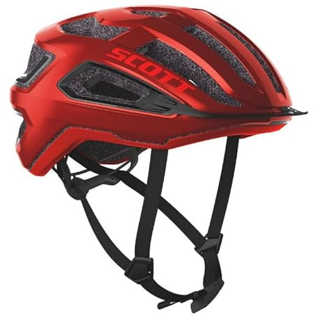 Scott Arx Rennrad Fahrrad Helm rot 2026: Größe: L (59-61cm)
