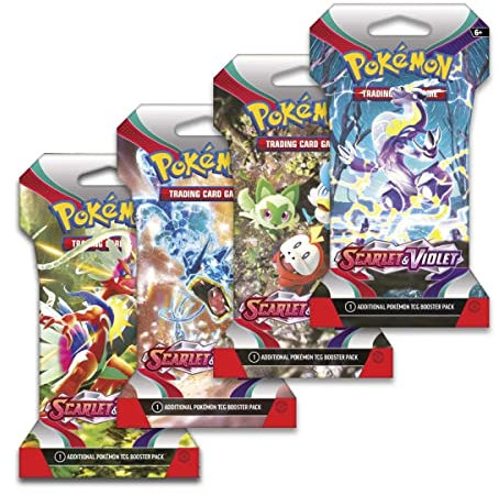 POKEMON TCG: Scarlet & Violet Booster Packs - 8 Pack (80 Cards)