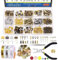 Glarks 950Pcs Jewelry Making Supplies Kit with Jewelry Making Tools, Jewelry Pliers, Beading Wires, Jewelry Findings and Measuring Tools for DIY Earring Necklace Craft Jewelry Repair (1587pcs)