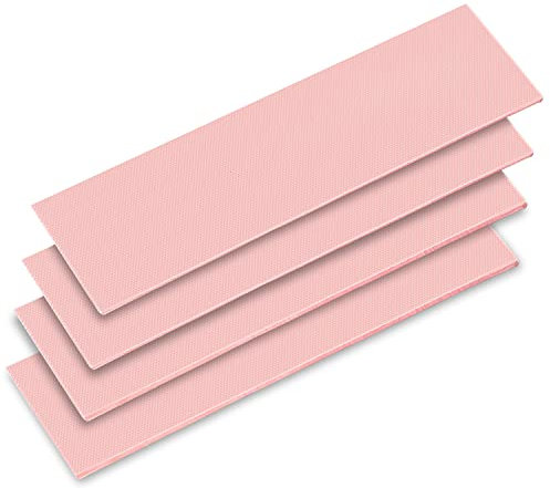 Wärmeleitpads GPU 1 mm 1,5 mm NVME CPU SSD M.2 SSD 2280 SSD für Laptop Kühlkörper CPU GPU SSD IC LED Kühler (2 x 1 mm, 2 x 1,5 mm), 4 Stück