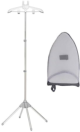 Wokii Appendiabiti, stendibiancheria, supporto palmare per vestiti con guanti da stiro, rack a vapore per vestiti, supporto per appendiabiti a vapore, accessori per piroscafo