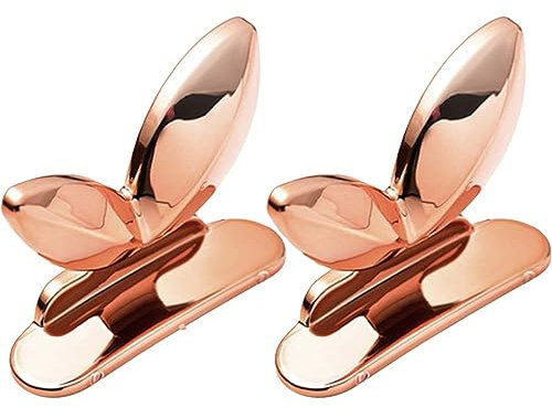 Generic 2 Pcs Toilet Seat Lifter, Toilet Lid Lifter Handle, Toilet Cover Lifter, Toilet Lid Handdle, Avoid Touching, Rose Gold, Modern, D-Shaped, ABS Material