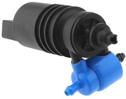 EMSea Pompe de Lave-Glace à Double Sortie Compatible avec Golf Mk4 Mk5 Polo Mk4 Caddy Mk3 Remplacement 1K6955651 95562817201 2108691021