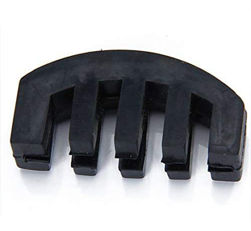 Yheonver Rubber 4/4 Violine Uebungsdaempfer Schwarz
