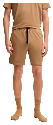 BOSS Shorts Aus Stretch-Baumwolle Mit Logo-Stickerei