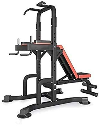 SmPinnaA Hantelbank, Hantel, Gewichtheben, Bankdrücken, Power-Rack, Multifunktions-Fitnessgerät, Höhenverstellbar, Muskelkrafttraining
