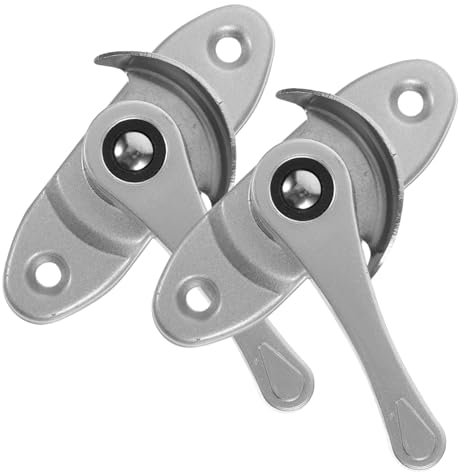 CIYODO 2ensembles Serrures De Fenêtre Coulissante Sécurité Garçon Fille Remplacement Serrure Châssis Fenêtre Verrouillage Facile