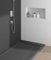 Supreme 1800 x 800mm Black Stone Resin Ultra-Slim 25mm Rectangular Shower Tray, Concealed Waste