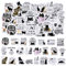 46PCS Cute Cat Stickers - Funny & Kawaii Cat Scrapbook Stickers for DIY Crafts, Journaling, Gifts
