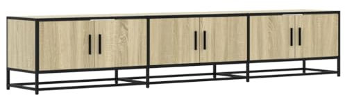 vidaXL Meuble TV chêne Sonoma 210x35x41 cm Bois d'ingénierie, Support TV, Buffet TV, Meuble multimédia, Banc TV, Meuble HiFi, Centre de Divertissement