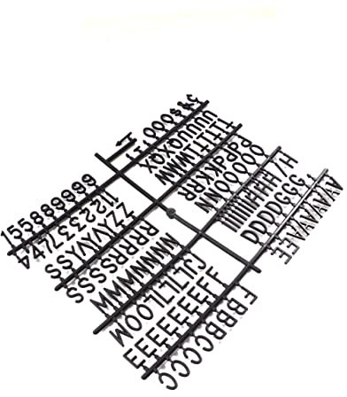 NUOBESTY Plastik Buchstaben Und Zahlen Wechselbare Filzbretter Teilig Für Hochzeiten Partys Büros Und Kreative Ankündigungen